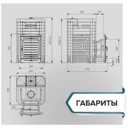 Печь банная «Эйфория 45» сетка ПроМеталл