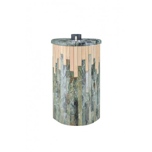Печь для бани Оптима ПC Змеевик+"Окаменевшее дерево" Ферингер