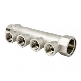 VALTEC Коллектор VALTEC, 3/4" х 4 выхода 1/2"