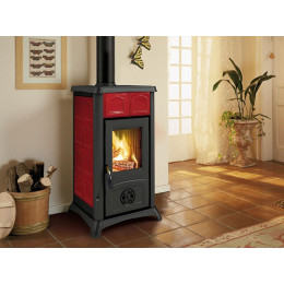 Печь-камин La Nordica GEMMA LEAN CERAMICA ELEGANCE BORDEAUX (бордовый)