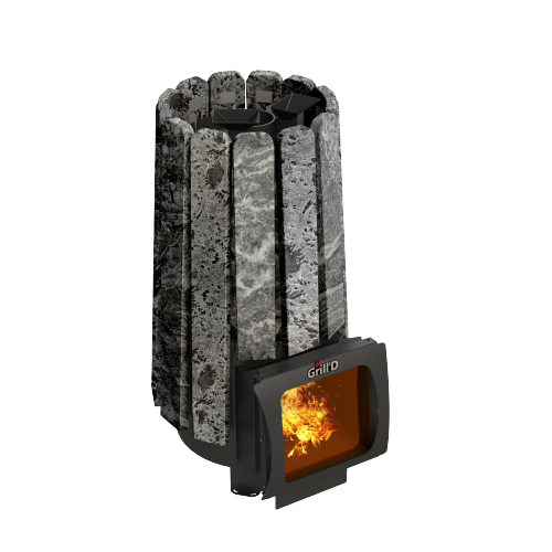 Печь для бани Grill'D Cometa 180 Vega Short Window Max Stone