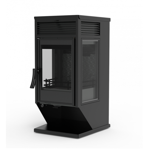 Печь-камин Hors-9 Black Stove