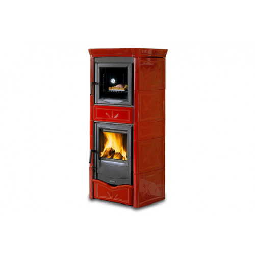 Печь-камин La Nordica Nicoletta Forno EVO Bordeaux (бордовый)