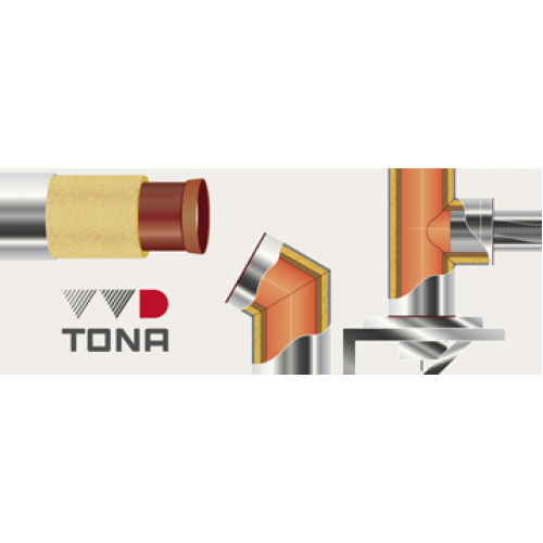 Керамические дымоходы VVD-TONA 200мм для одноэтажного дома или бани высота 4 метра