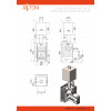 Печь для бани ASTON 12 с баком на трубе 50л Ø115 (AISI 439) (круглый) (АСТОН)