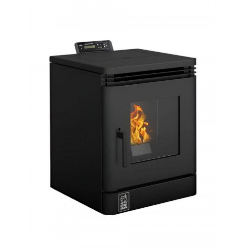 Воздухогрейный пеллетный камин Zota B6H22 black (Зота)