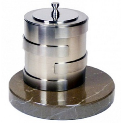 Биокамин Биотепло Биосвеча «Серебро» на мраморном основании 12
