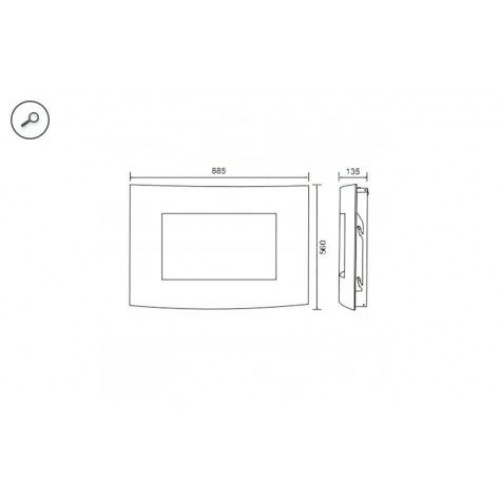 Электрокамин Electrolux Efp/W-1200urls белый