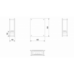Биокамин Kratki (Кратки) GLASS, TUV