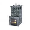 Печь для бани «Геленджик» с боковым подключением в кожухе из пироксенита ИзиСтим