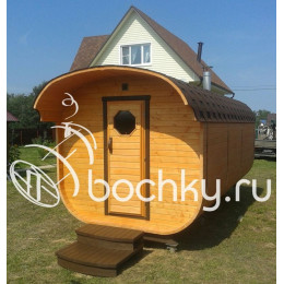 Баня квадробочка Мега - 3     2,24х5,0 м