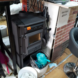 Печь-камин Tim Sistem (Тим Систем, Сербия) Magic Stove чёрная