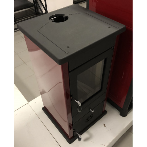 Печь-камин MBS THERMO VESTA PLUS DARK RED