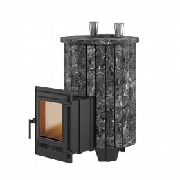 Печь для бани Эверест "Steam Master 38 ЧУГУН" Ламель Пироксенит, S-20 (2023) EVEREST