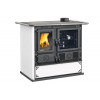 Печь-камин La Nordica ROSETTA SINISTRA 16 STEEL Bianco Puntinato (Белый Пунктир)