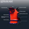 Котел длительного горения Polish Heat КО30ГК Утепленный