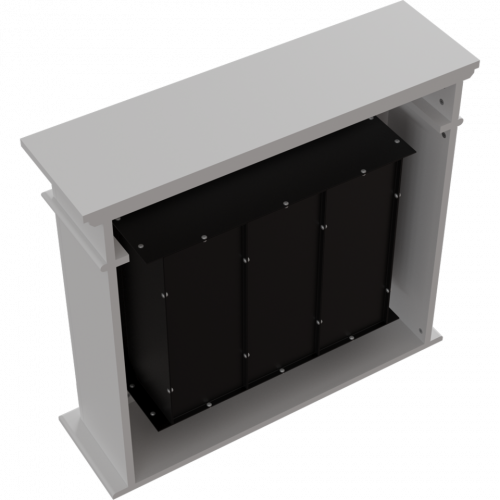 Биокамин Kratki (Кратки) November TUV (ЛЕГО) белый со стеклом