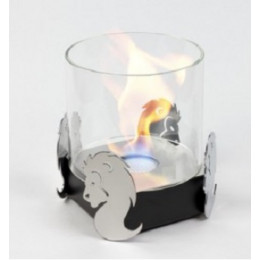 Биокамин Lux Fire Лев черный