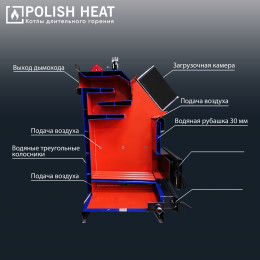 Котел длительного горения Polish Heat КО25ГК