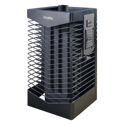 Печь для бани №06-ГТ на газу с сеткой для камней (усиленная) 36 м3