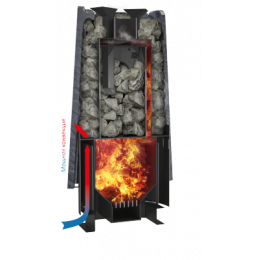 Печь для бани Grill'D Cometa 180 Vega Window Stone