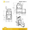 Печь для бани Эверест INOX 25 (280) под обкладку (AISI 430)