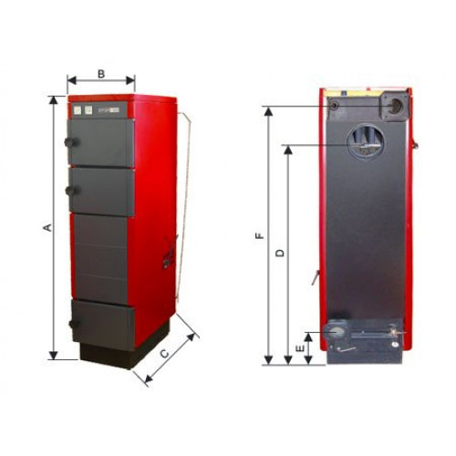 Котел на твердом топливе OPOP H630