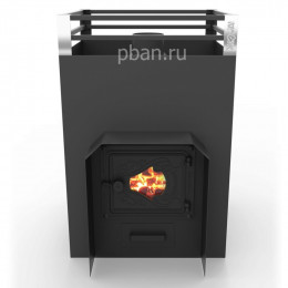 Печь для бани Жара-стандарт 500 У с дверкой со стеклом
