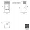 Печь-камин Hors-6 Black Stove