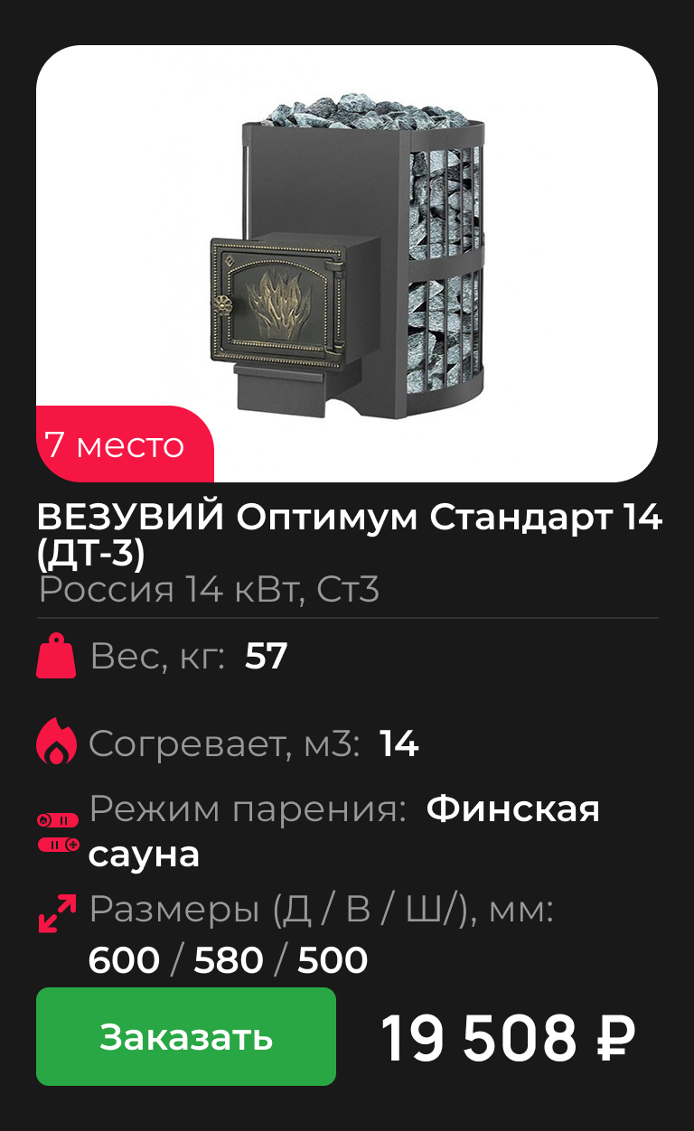 ВЕЗУВИЙ Оптимум Стандарт 14 (ДТ-3)
