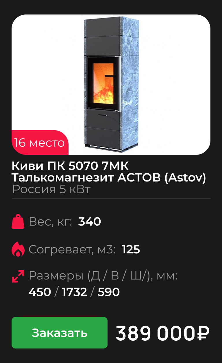 Киви ПК 5070 7МК Талькомагнезит АСТОВ (Astov)