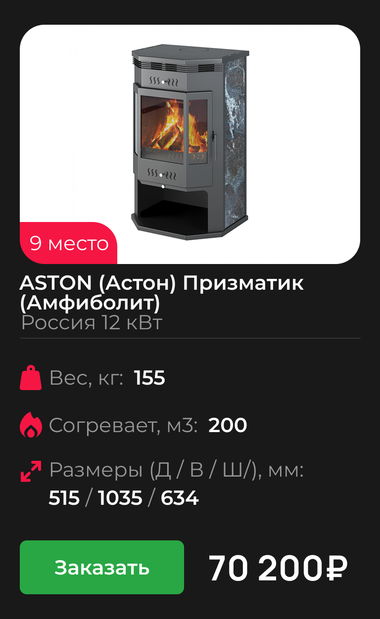 ASTON (Астон) Призматик (Амфиболит)
