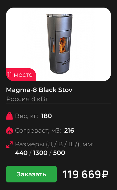 Magma-8 Black Stov